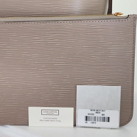Louis Vuitton Neverfull MM - EPI Galet (Stone) - Picture 9 of 15